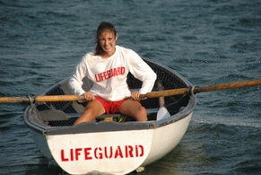 Lifeguard rowing